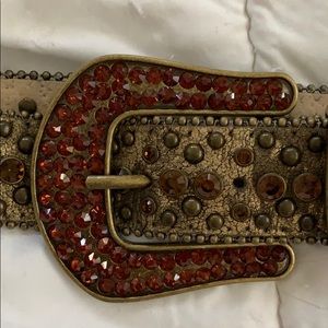 Rhinestone belt